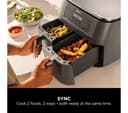 Ninja DZ300UK Dual Zone Air Fryer Gunmetal Grey thumbnail 3