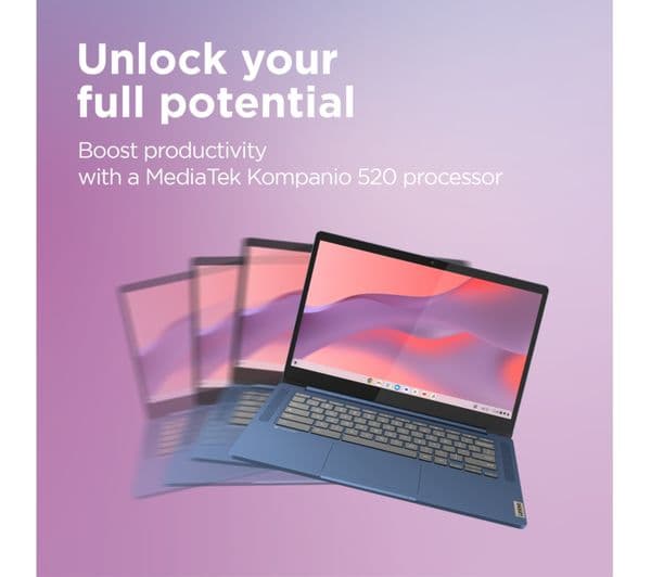 Lenovo IdeaPad Slim 3 Chromebook MediaTek Kompanio 520 4GB 128GB Blue - Image 6