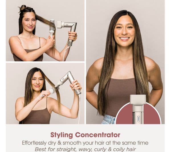 SHARK FlexStyle HD441SLUK 5-in-1 Air Styler & Hair Dryer - Stone - Image 2