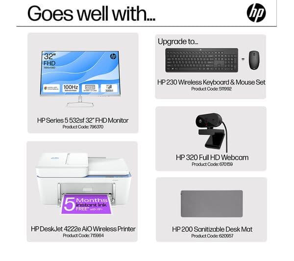 HP Slim S01-pF2011na Desktop PC - Intel® Core™ i5, 256 GB SSD, Black - Image 7