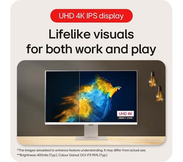 LG 32SR83U-W 31.5" 4K Monitor White - Image 6