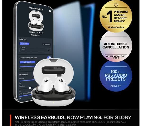 STEELSERIES Arctis GameBuds White - Image 5