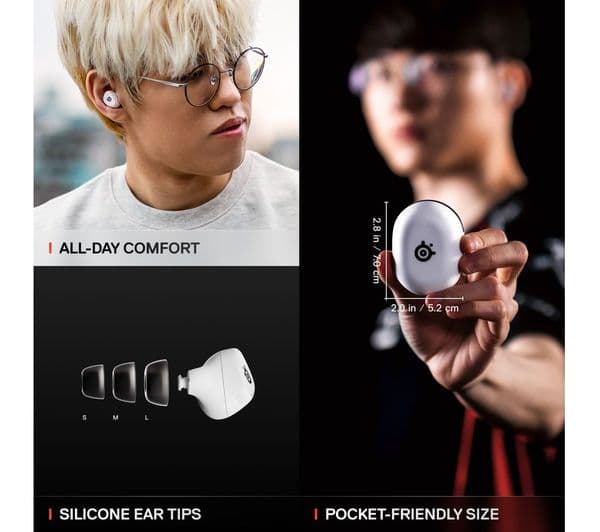 STEELSERIES Arctis GameBuds White - Image 9