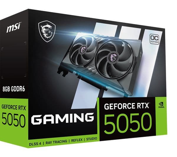MSI GeForce RTX 5050 8GB Graphics Card Black - Image 6