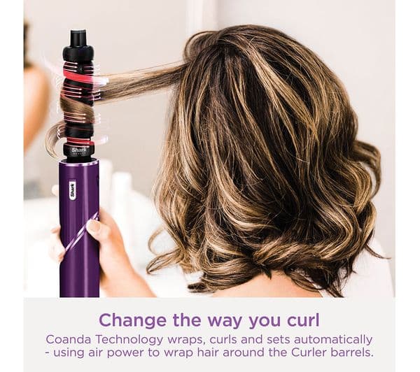 SHARK FlexStyle HD432VPUK Limited Edition 4-in-1 Air Styler & Hair Dryer - Violet Purple - Image 5