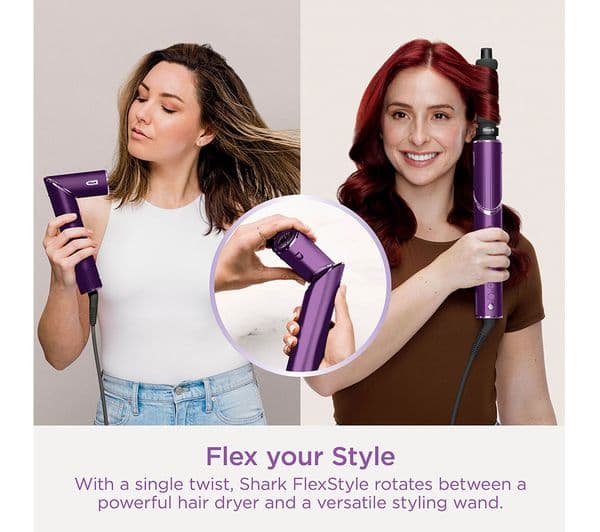 SHARK FlexStyle HD432VPUK Limited Edition 4-in-1 Air Styler & Hair Dryer - Violet Purple - Image 6