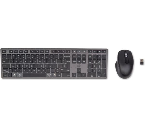HP 720 Wireless Keyboard & Mouse Set Black - Image 1