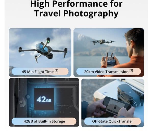 DJI Air 3S Fly More Combo Drone Grey - Image 5