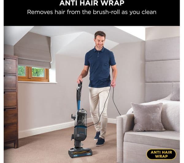 SHARK Anti Hair Wrap NZ710UK Upright Bagless Vacuum Cleaner - Blue - Image 2