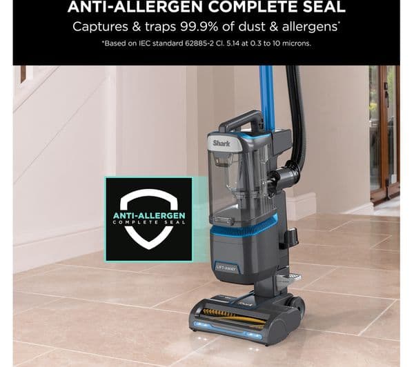 SHARK Anti Hair Wrap NZ710UK Upright Bagless Vacuum Cleaner - Blue - Image 5