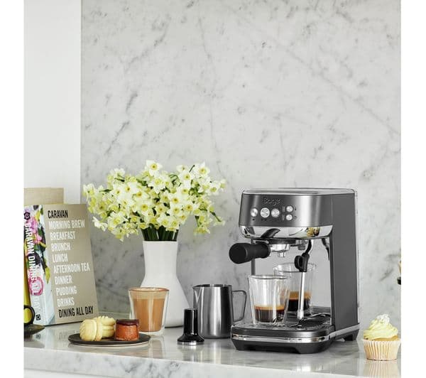 SAGE the Bambino Plus SES500 Coffee Machine - Black Stainless Steel - Image 4