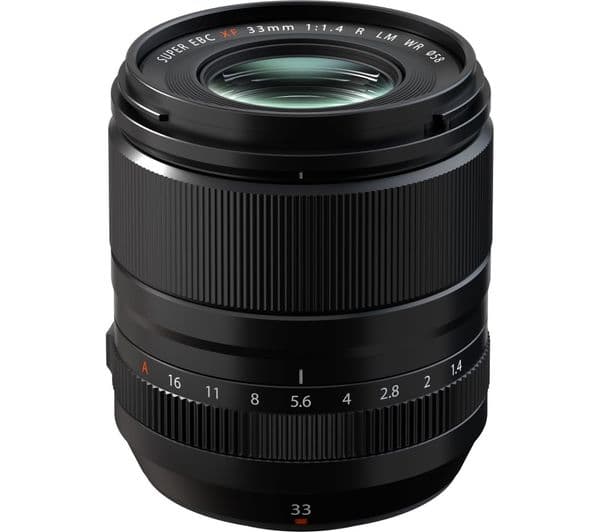 FUJIFILM Fujinon XF 33 mm f/1.4 R LM WR Standard Prime Lens