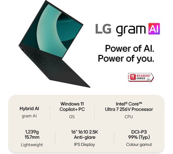 LG gram 16 16Z90TL-G.AU75A1 Intel Core Ultra 7 512GB Black - Image 3