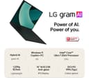 LG gram 16 16Z90TL-G.AU75A1 Intel Core Ultra 7 512GB Black thumbnail 3