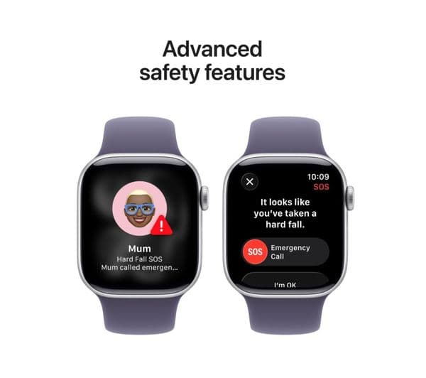 Apple Watch Series 11 Smartwatch 42mm Silver Aluminium Purple Fog Sport Band S/M - Image 6