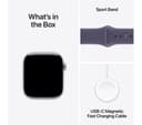 Apple Watch Series 11 Smartwatch 42mm Silver Aluminium Purple Fog Sport Band S/M thumbnail 9