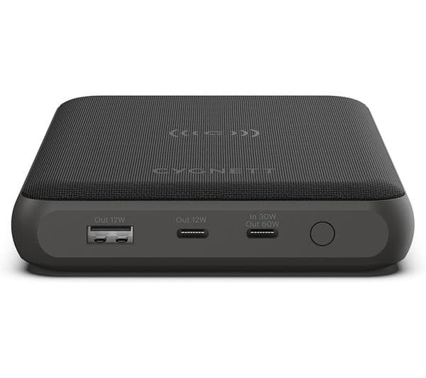 CYGNETT ChargeUp Edge+ Portable Power Bank - Black - Image 2
