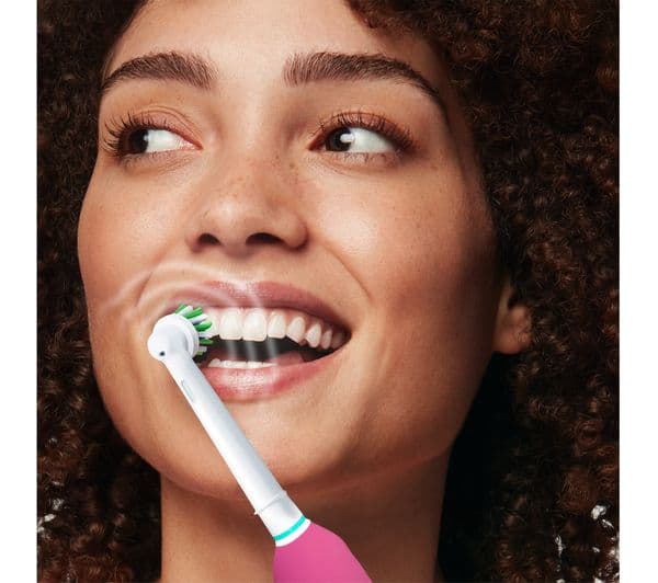 Oral-B CrossAction Pro 1 680 Electric Toothbrush Pink - Image 5