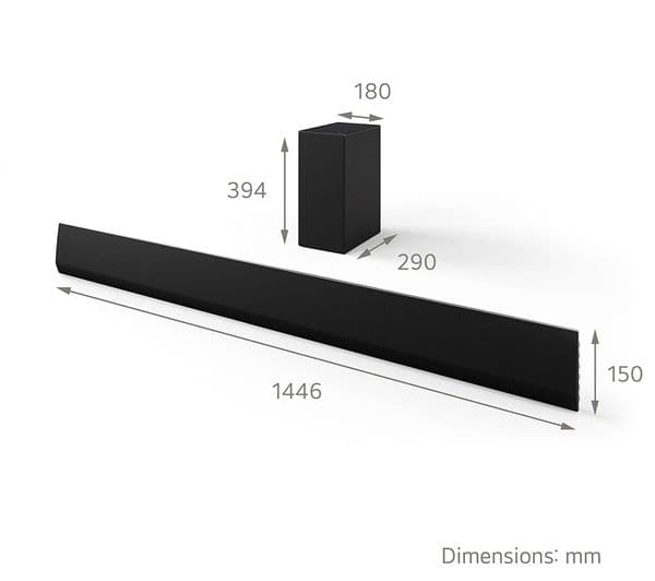 LG USG10TY Sound Bar Black - Image 2