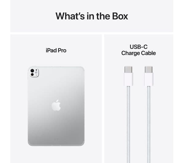 APPLE 11" iPad Pro Cellular (2025) - 256 GB, Silver - Image 9