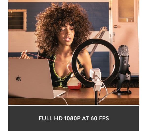 LOGITECH StreamCam Full HD USB-C Webcam - White - Image 2