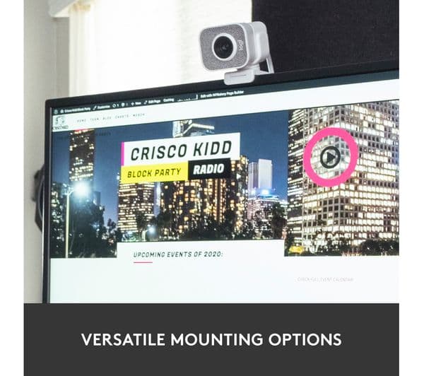 LOGITECH StreamCam Full HD USB-C Webcam - White - Image 7