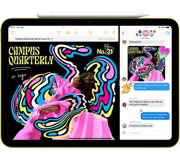 APPLE 11" iPad Wifi + Cellular (2025) - 128 GB, Yellow - Image 4
