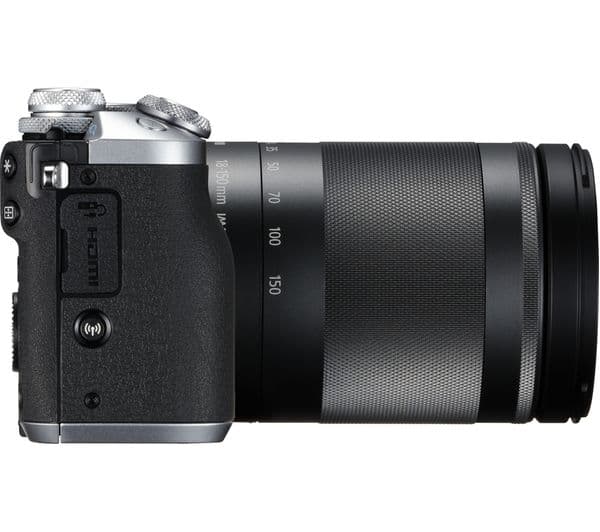 CANON EOS M6 Mirrorless Camera with EF-M 18-150 mm f/3.5-6.3 IS STM Lens - Silver - Image 3