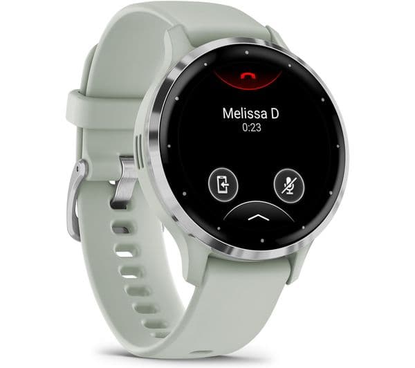 Garmin Venu 3S Smartwatch 41mm Silver & Sage Grey - Image 3