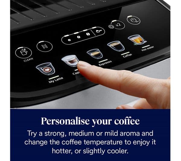 DELONGHI Magnifica Evo ECAM290.61.SB Bean to Cup Coffee Machine - Silver - Image 3