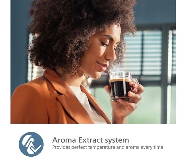 Philips Series 3300 LatteGo EP3347/90 Bean to Cup Coffee Machine Chrome & Black - Image 10