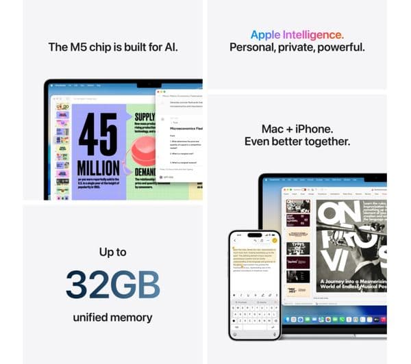 Apple MacBook Air 15" M5 16GB 512GB Sky Blue - Image 8