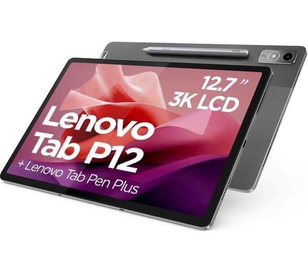 Lenovo Tab P12 12.7" 8GB RAM 128GB Storm Grey (with Sleeve)