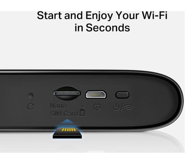 Mercusys MT110 4G LTE Router Black - Image 6