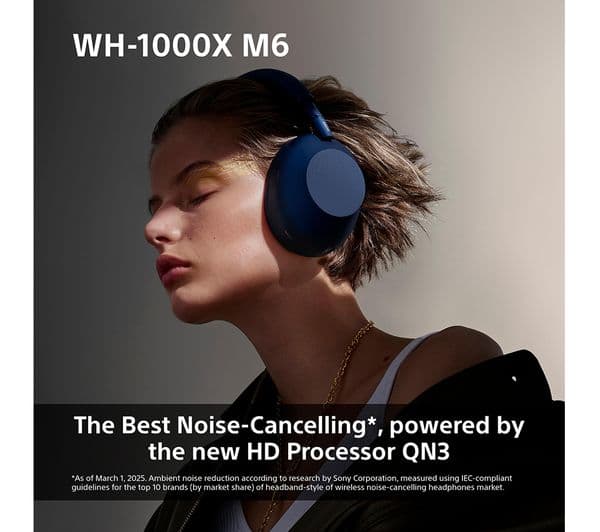 Sony WH-1000XM6 Headphones Black - Image 3