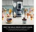 Ninja CREAMi Scoop & Swirl NC701UK 13-in-1 Ice Cream and Soft Serve Maker - Silver thumbnail 2