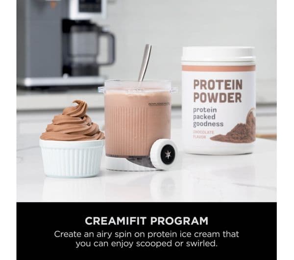 Ninja CREAMi Scoop & Swirl NC701UK 13-in-1 Ice Cream and Soft Serve Maker - Silver - Image 8