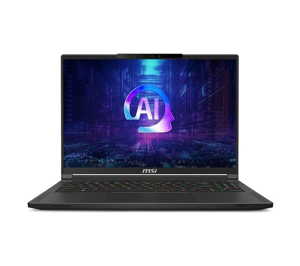 MSI Stealth A16 AI+ 16" Ryzen AI 9 RTX 4070 16GB 1TB Gaming Laptop Core Black - Image 1