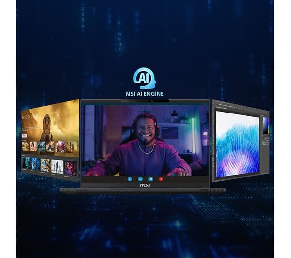 MSI Stealth A16 AI+ 16" Ryzen AI 9 RTX 4070 16GB 1TB Gaming Laptop Core Black - Image 7