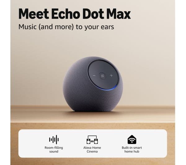 Amazon Echo Dot Max Smart Speaker Graphite - Image 2