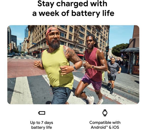 Fitbit Charge 6 AMOLED Activity Tracker Wristband – Coral & Gold - Image 2