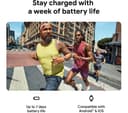Fitbit Charge 6 AMOLED Activity Tracker Wristband – Coral & Gold thumbnail 2