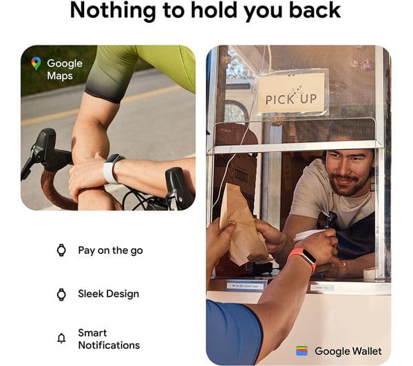 Fitbit Charge 6 AMOLED Activity Tracker Wristband – Coral & Gold - Image 5