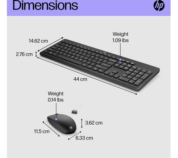 HP 230 Keyboard & Mouse Set - Image 4