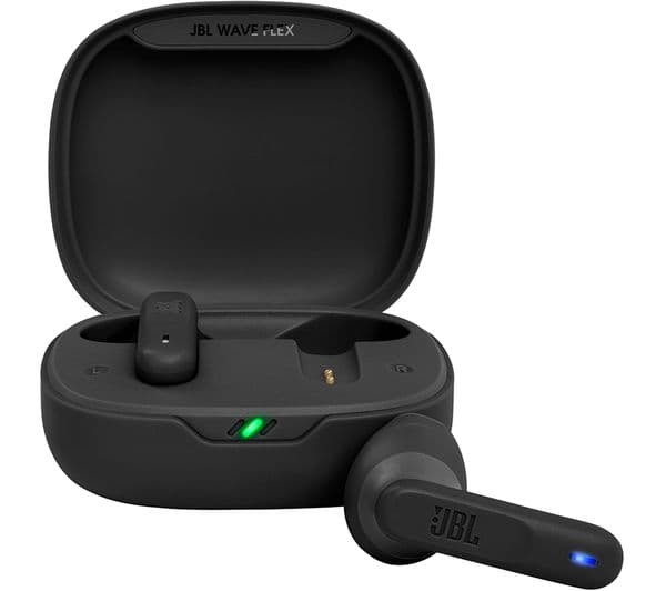 JBL Wave Flex Wireless Bluetooth Earbuds - Black - Image 7