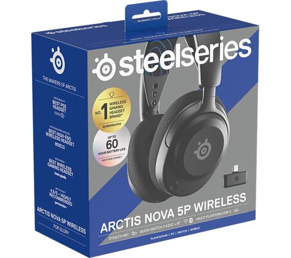 SteelSeries Arctis Nova 5P Headphones Black - Image 8