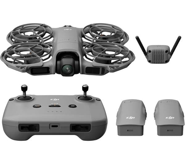 DJI Neo 2 Fly More Combo Drone with 4K Camera, AI Tracking, Extended Flight Time & RC-N3 Remote - Grey - Image 3