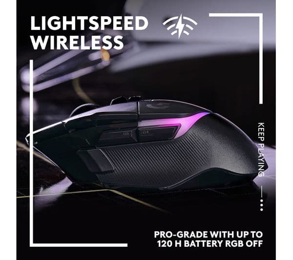 Logitech G502 X Plus Lightspeed Wireless Gaming Mouse Black - Image 3