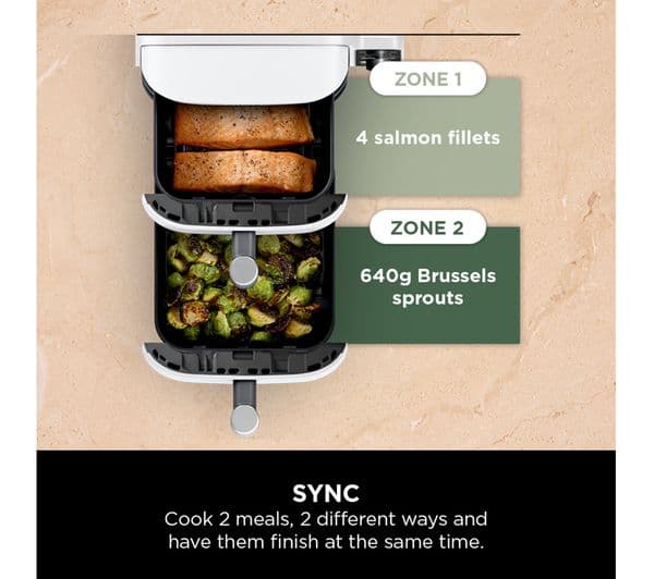 Ninja Double Stack XL SL400UKWH Air Fryer White - Image 7
