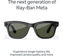 RAY-BAN Meta Wayfarer (Gen 2) Glasses - Shiny Black with Green Lenses thumbnail 7